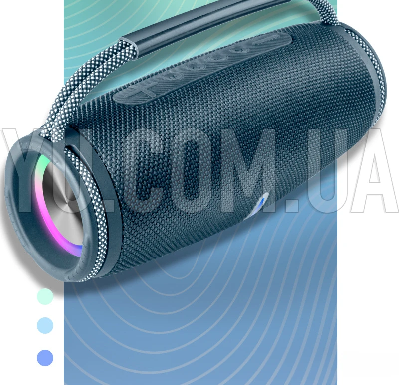 Беспроводная Bluetooth колонка SPS UBL CHARGE 6 с функцией Powerbank, USB, MicroSD, влагозащита IPX6, TWS